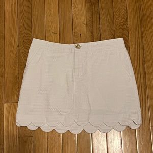 Lilly Pulitzer Colette Scallop Hem Skort, Size 2